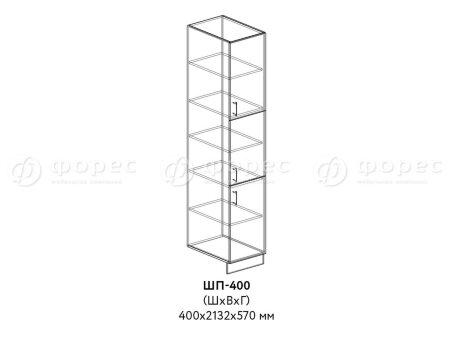 Кухня МОДЕНА (Айвори) ШП400 