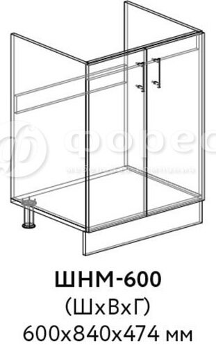   Кухня ЛИРА ШНМ 600