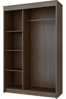 Шкаф-купе «БАСЯ» (ФМ)  1300х500х2200 Дуб сонома / Дуб сонома ,Зеркало 1300х300 