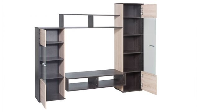 Гостиная РИО ф-ка Горизонт 2000х1642х446  Цвет: Кантербери-Сонома