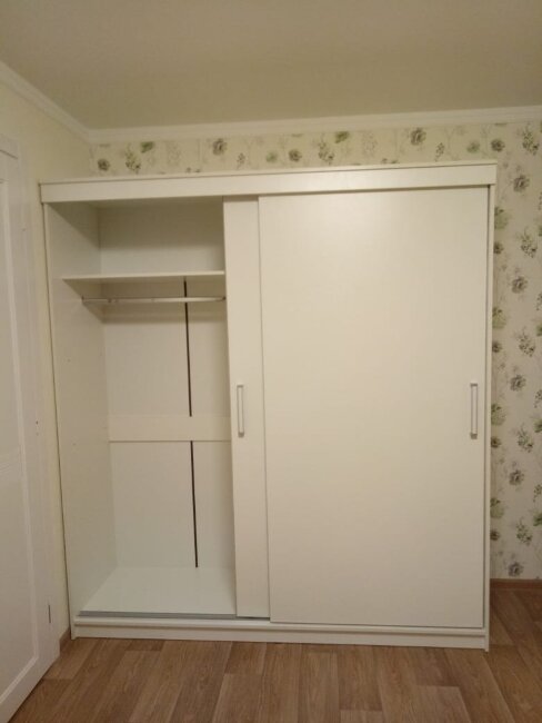 Шкаф-купе  КОМФОРТ 12 (Handis)  2000х600х2200 Цвет: Ясень Анкор светлый , глухие двери