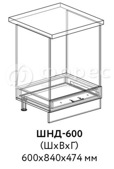 кухня ПАЛЕРМО ШНД 600 фасад Ф501