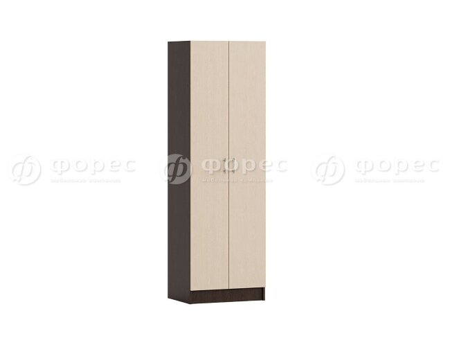 Шкаф с полками ШК301 (600х1908х440) гостиная МАКАРЕНА (стм) Цвет: венге/белфорт;	шимо темн/светл