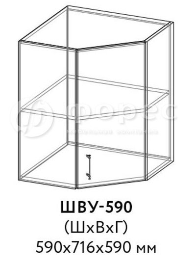 Кухня РИО ШВГ 500 фасад Ф101  (Ф83)