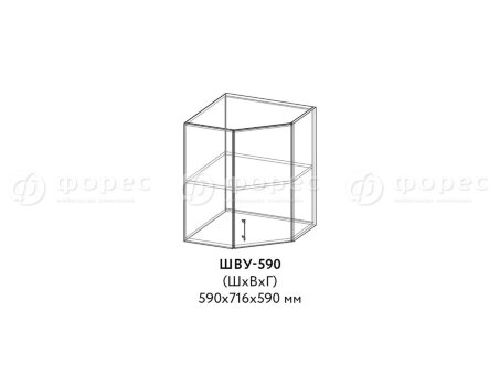 Кухня РИО ШВУ 590 фасад Ф400 